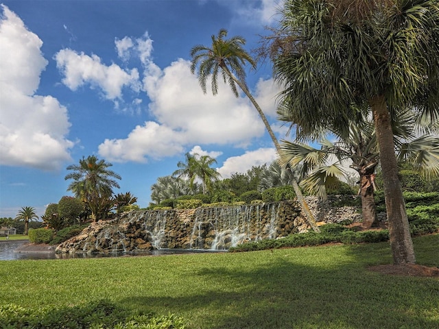 2022 Calusa Lakes Blvd, Nokomis, FL 34275 - view of community featuring a lawn and a water view