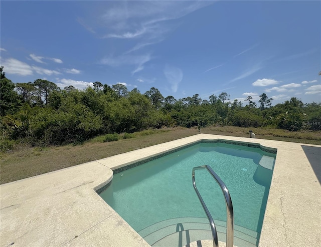 view of pool