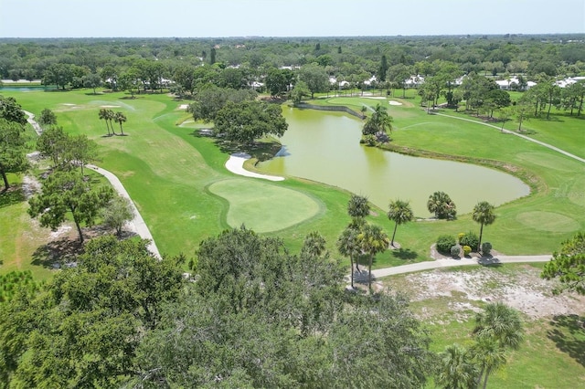 819 Montrose Dr Unit 102, Venice, FL 34293 - bird's eye view featuring view of golf course and a water view