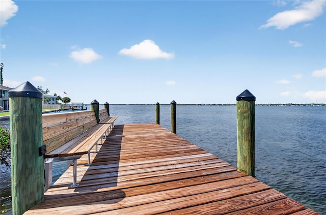 5031 N Beach Rd Unit 118, Englewood, FL 34223 - dock featuring a water view