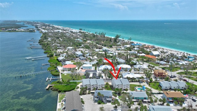 5031 N Beach Rd Unit 118, Englewood, FL 34223 - aerial overview of property's location with nearby suburban area