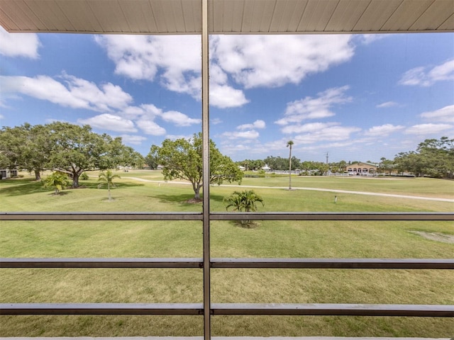 view of home's community featuring view of golf course