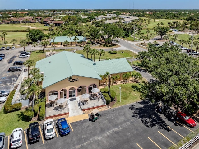 bird's eye view featuring view of golf course