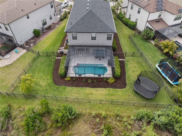 8304 Shooting Star Rd, Sarasota, FL 34241 - aerial view of residential area featuring a pool