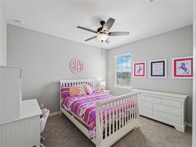 8304 Shooting Star Rd, Sarasota, FL 34241 - carpeted bedroom with baseboards and ceiling fan