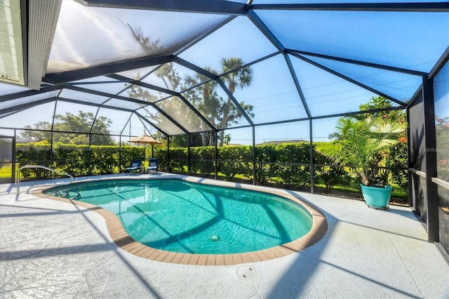316 Signorelli Dr, Nokomis, FL 34275 - outdoor pool featuring a patio and a lanai