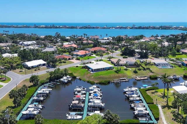 316 Signorelli Dr, Nokomis, FL 34275 - birds eye view of property featuring a residential view and a water view