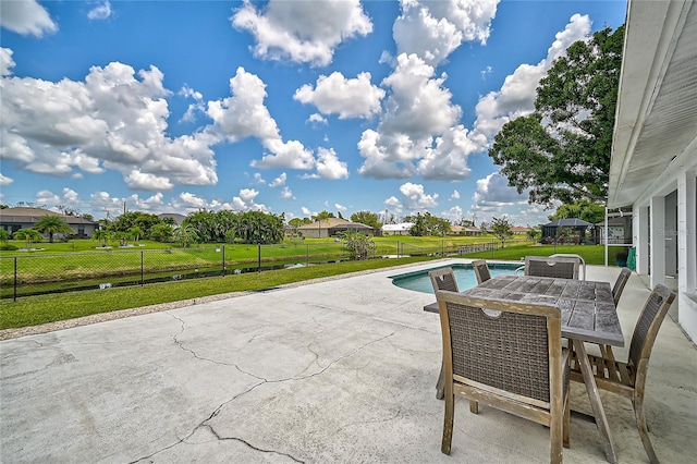 447 Rotonda Cir, Rotonda West, FL 33947 - view of patio / terrace with outdoor dining area