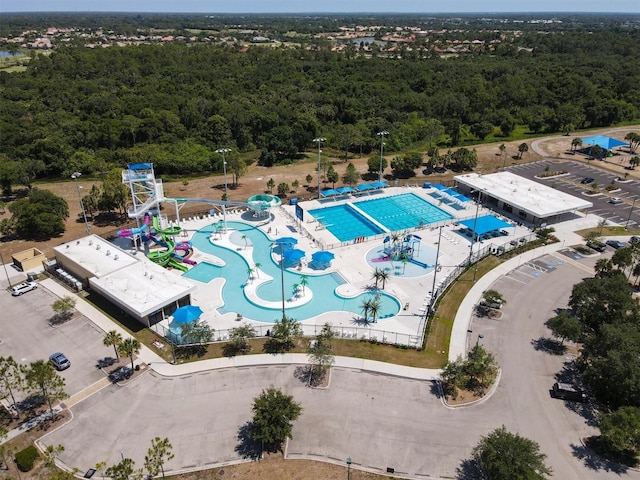 2032 Jagust Rd, North Port, FL 34288 - birds eye view of property with a view of trees