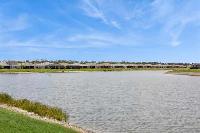 water view with nearby suburban area