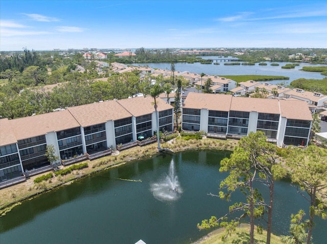 1156 Bird Bay Way Unit 104, Venice, FL 34285 - drone / aerial view of a large body of water