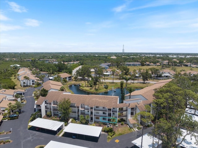 1156 Bird Bay Way Unit 104, Venice, FL 34285 - aerial perspective of suburban area featuring a nearby body of water