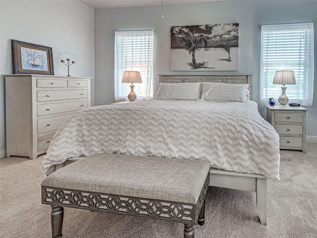 515 Sawgrass Bridge Rd, Venice, FL 34292 - bedroom featuring light carpet and baseboards
