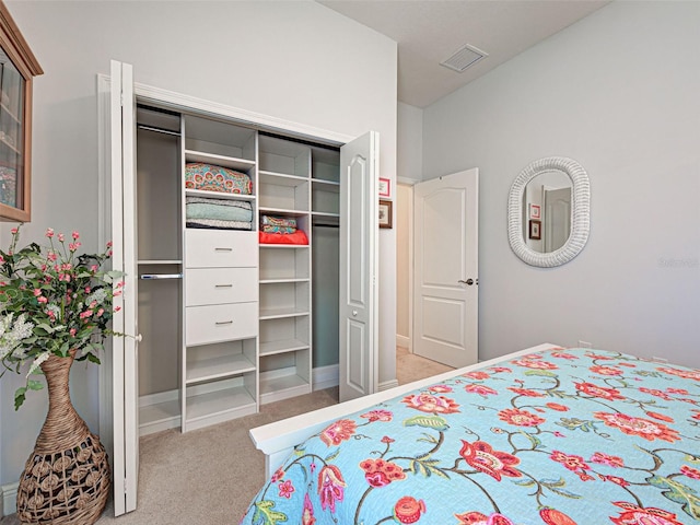 515 Sawgrass Bridge Rd, Venice, FL 34292 - carpeted bedroom featuring a closet and baseboards