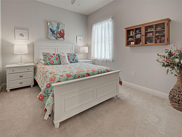 515 Sawgrass Bridge Rd, Venice, FL 34292 - bedroom with light carpet and baseboards