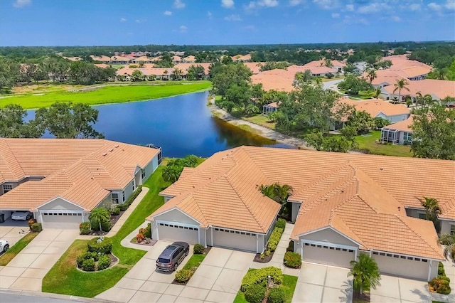 1892 San Silvestro Dr, Venice, FL 34285 - aerial perspective of suburban area featuring a nearby body of water