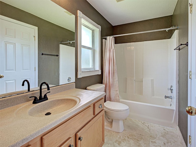 4103 Kinlock St, North Port, FL 34286 - full bathroom with shower / tub combo with curtain and vanity