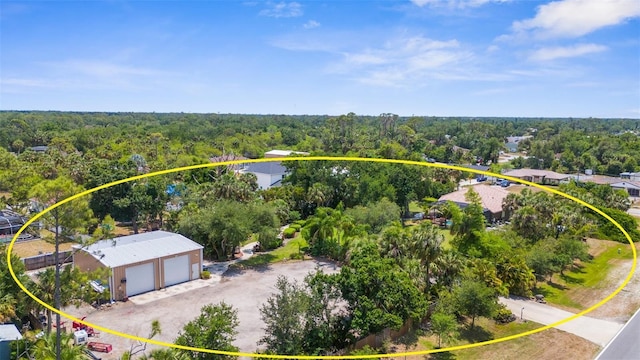 3950 Pepper Ln, North Port, FL 34287 - drone / aerial view of a heavily wooded area