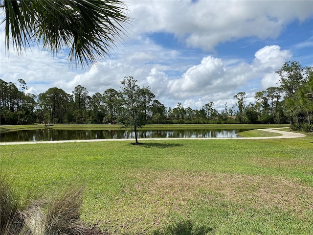 249 Tracino Ter, Nokomis, FL 34275 - surrounding community with a water view and a yard