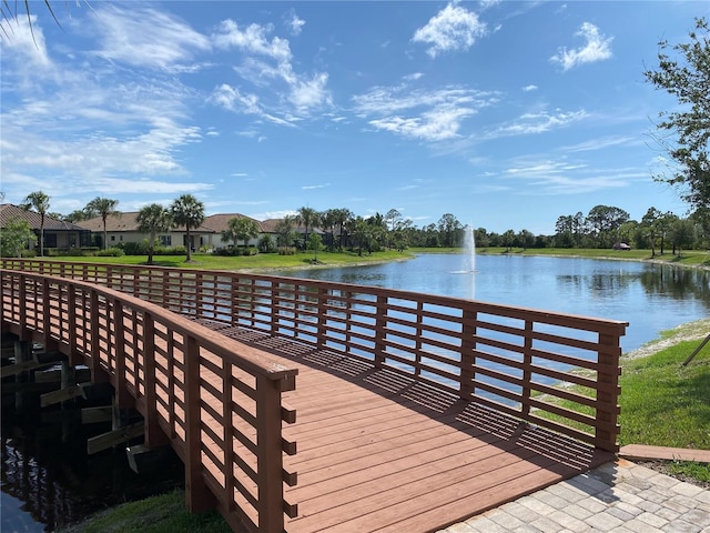 249 Tracino Ter, Nokomis, FL 34275 - dock with a water view