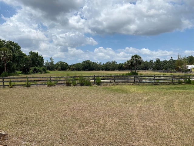 5760 Howard Creek Rd, Sarasota, FL 34241 - view of yard with a view of rural / pastoral area and fence