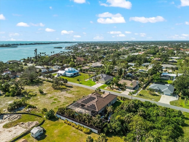 329 Myrtle Ave, Nokomis, FL 34275 - aerial perspective of suburban area with a nearby body of water