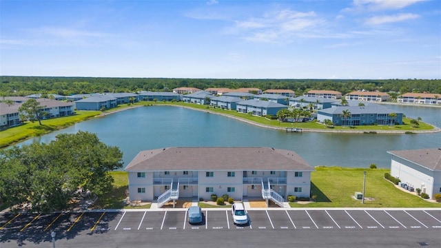 bird's eye view of a large body of water
