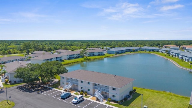 bird's eye view of a large body of water