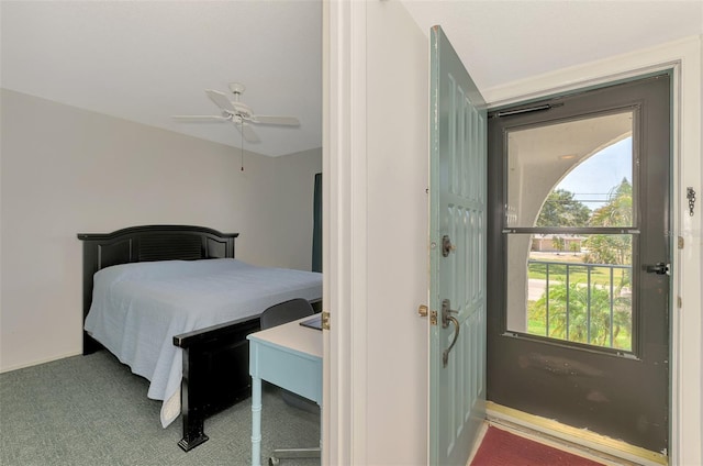 1730 Manasota Beach Rd Unit 215, Englewood, FL 34223 - bedroom with ceiling fan