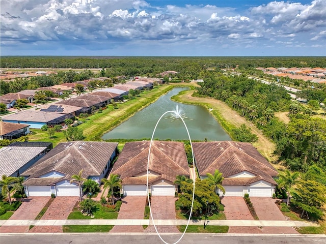 20636 Swallowtail Ct, Venice, FL 34293 - aerial view of residential area with a large body of water