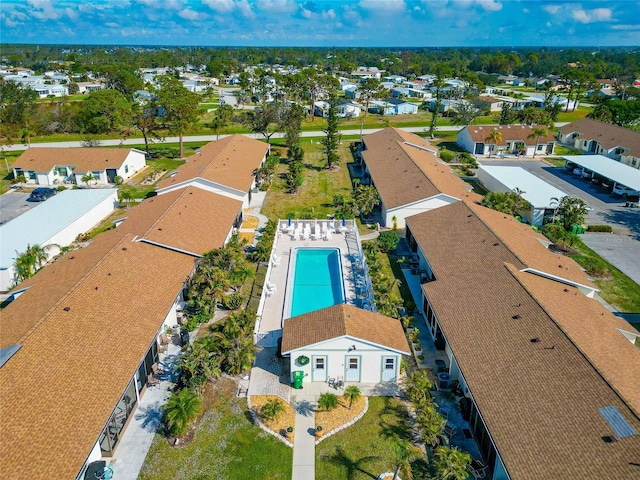 6796 Gasparilla Pines Blvd Unit 18, Englewood, FL 34224 - aerial perspective of suburban area with a pool area