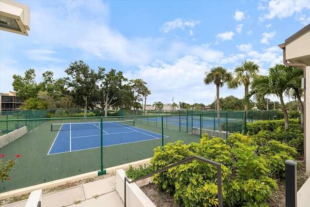 612 Bird Bay Dr S Unit 308, Venice, FL 34285 - view of tennis court featuring fence