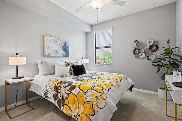 10808 Tarflower Dr Unit 102, Venice, FL 34293 - carpeted bedroom featuring baseboards and a ceiling fan