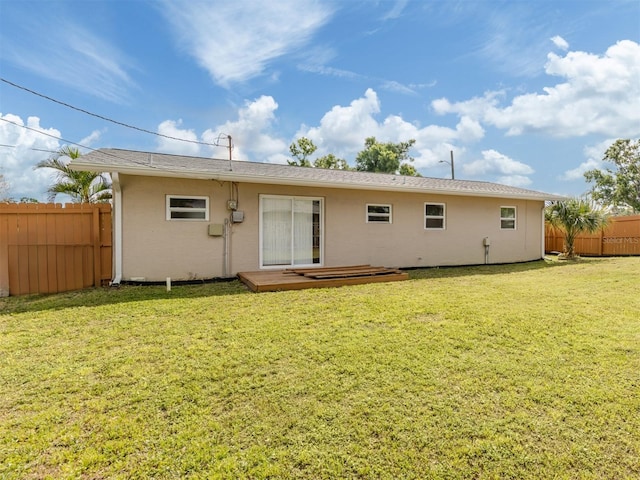 4192 Tarpon Rd, Venice, FL 34293 - back of house featuring a deck