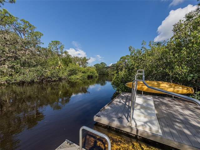 463 Park Trace Blvd, Osprey, FL 34229 - dock area with a water view