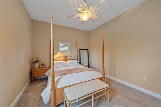 9220 43rd Ter W, Bradenton, FL 34209 - carpeted bedroom with baseboards and ceiling fan