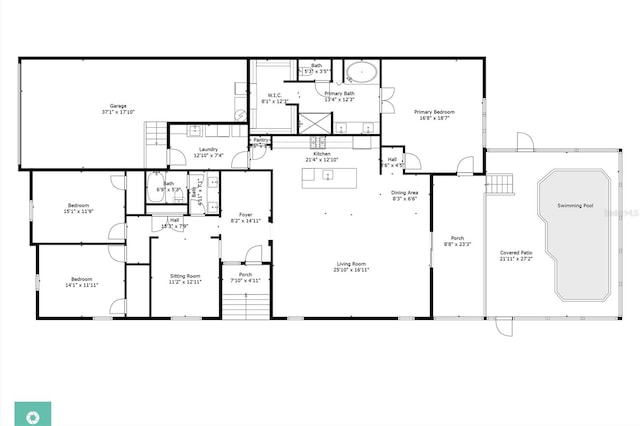 9220 43rd Ter W, Bradenton, FL 34209 - property floor plan