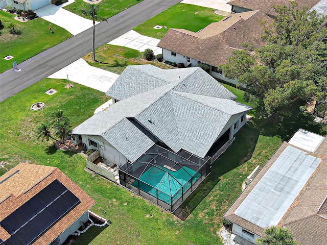 5832 Monroe Rd, Venice, FL 34293 - aerial view of property and surrounding area featuring a pool area