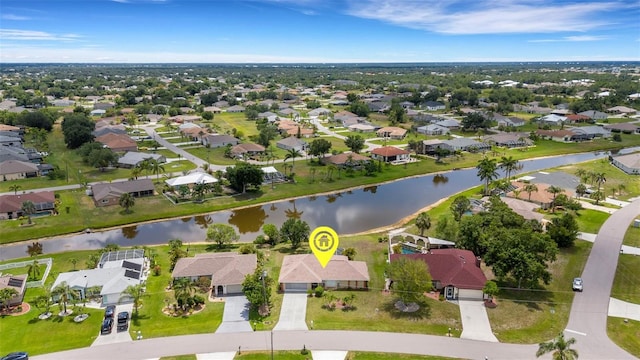25509 Arequipa Dr, Punta Gorda, FL 33983 - aerial view of residential area featuring a nearby body of water