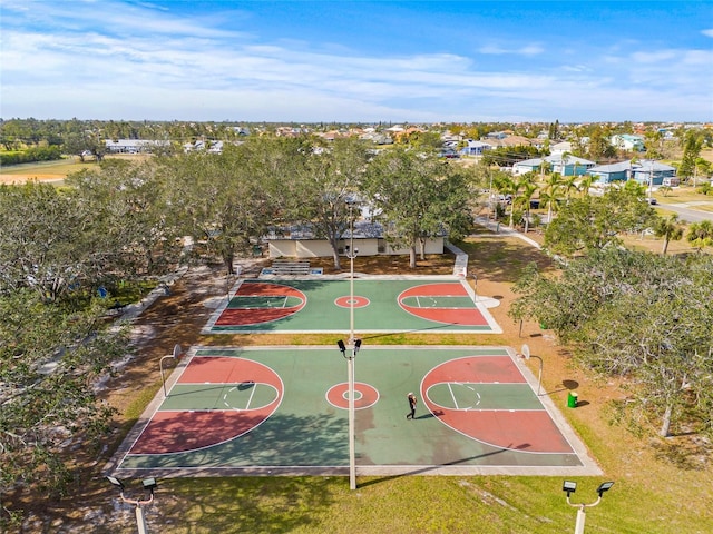 view of basketball court featuring community basketball court
