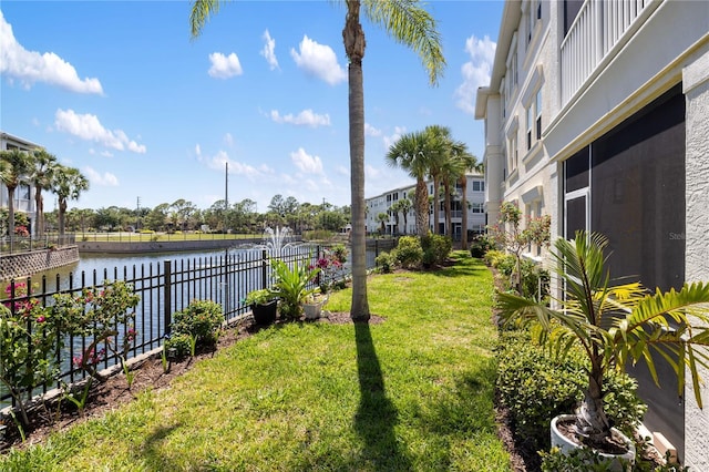 600 Gardens Edge Dr Unit 613, Venice, FL 34285 - view of yard featuring a water view