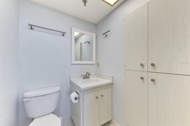 232 Saint Augustine Ave Unit 505, Venice, FL 34285 - bathroom featuring toilet, vanity, and baseboards