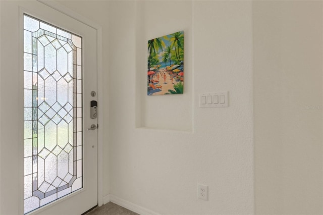 9823 Haze Dr, Venice, FL 34292 - foyer with baseboards