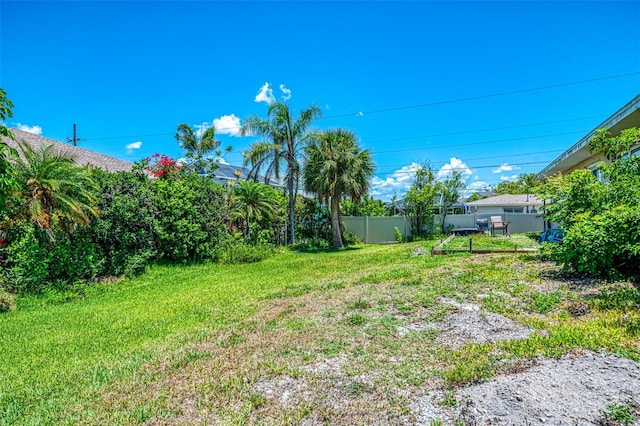 4321 Shamrock Dr, Venice, FL 34293 - view of yard with fence