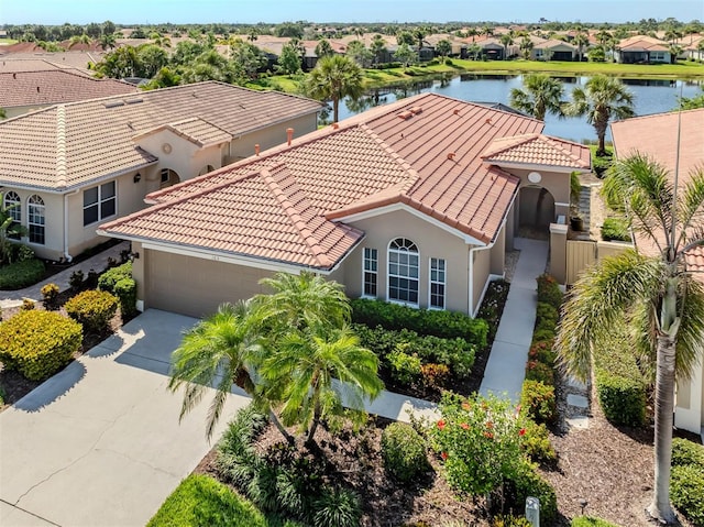 165 Tiziano Way N, Venice, FL 34275 - aerial view of residential area featuring a nearby body of water