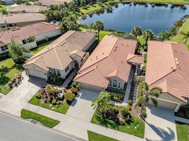 165 Tiziano Way N, Venice, FL 34275 - aerial perspective of suburban area with a large body of water