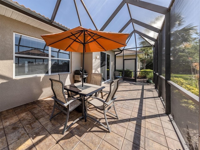 165 Tiziano Way N, Venice, FL 34275 - sunroom / solarium featuring outdoor dining space