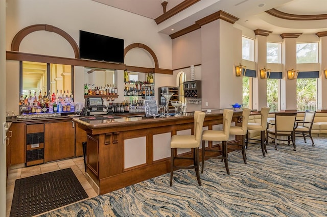 165 Tiziano Way N, Venice, FL 34275 - community bar area with a towering ceiling