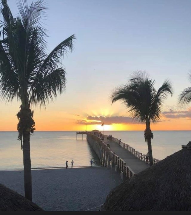 410 Mission Trl E Unit B, Venice, FL 34285 - dock area featuring a water view
