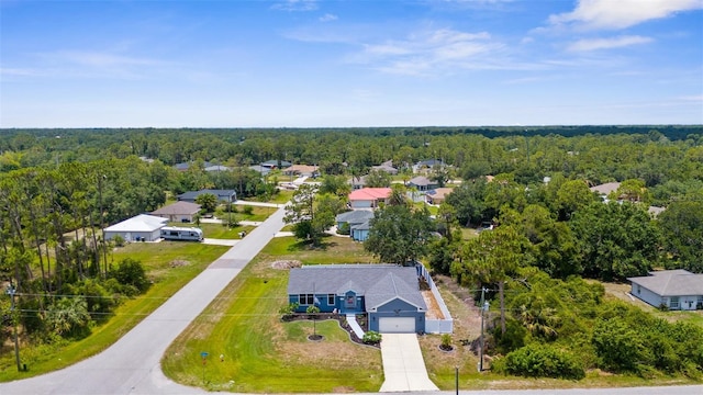 4305 Heyward St, North Port, FL 34291 - aerial view of property and surrounding area with a forest